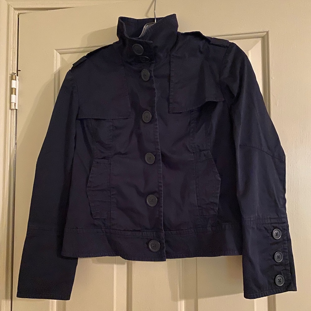 Talbots Navy Casual Jacket 6P!